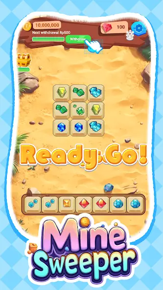 Mine Sweeper Gameplay - Level 1